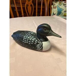 Price Products Brighton Woods Handcarved Forward Facing Duck Figurine NIB